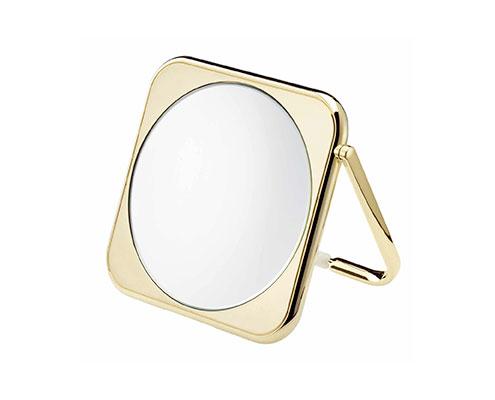 Janeke 3X Adjustable Metal Framed Magnifying Mirror - CR425.3 & AU425.3 - Perfect for Makeup, Skincare, Shaving & Grooming - Wall Mount or Tabletop Vanity Mirror