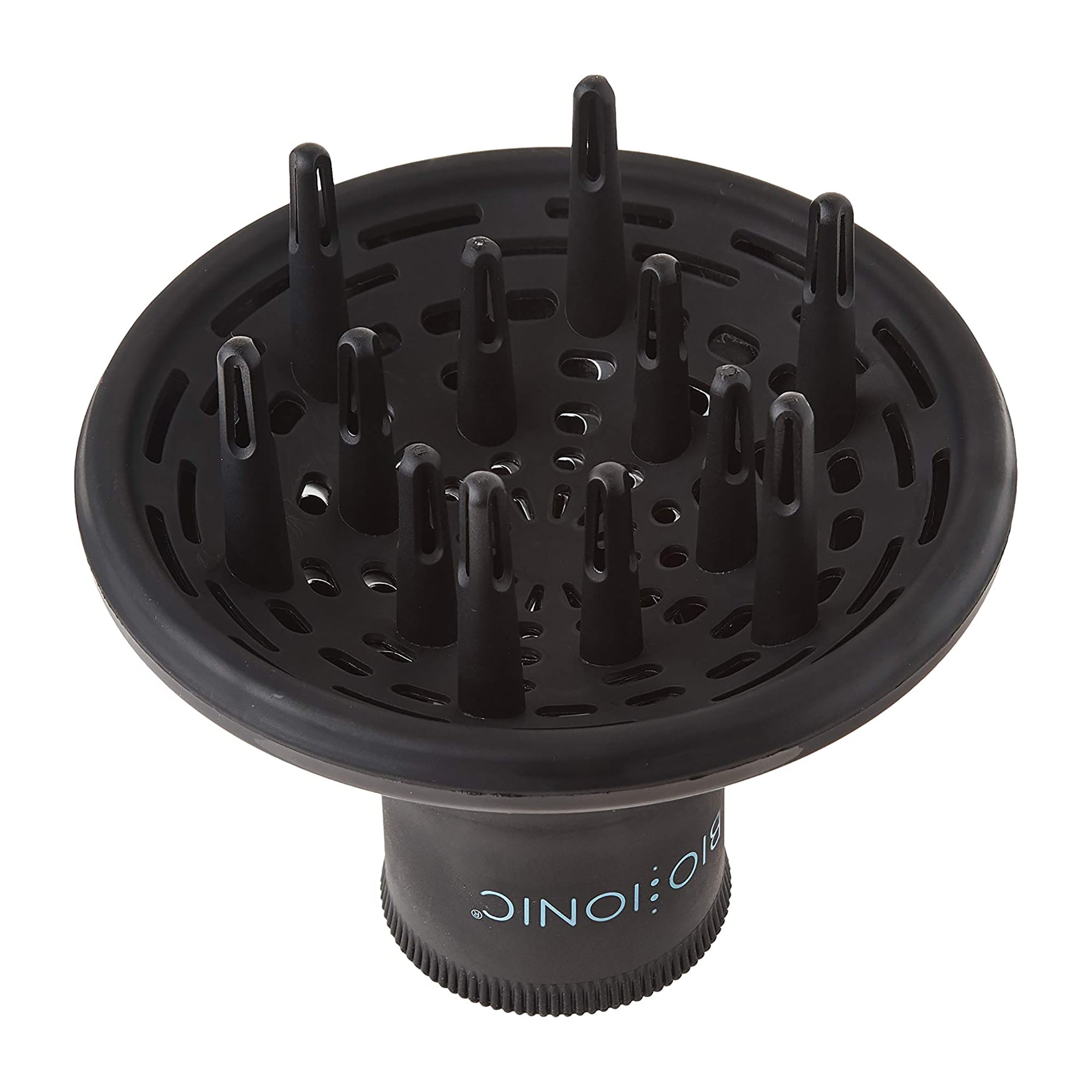 Bio Ionic Universal Diffuser for All Hair Types - Professional Hair Styling Tool with Black Finish | Perfect for Salons, Home Use & Travel