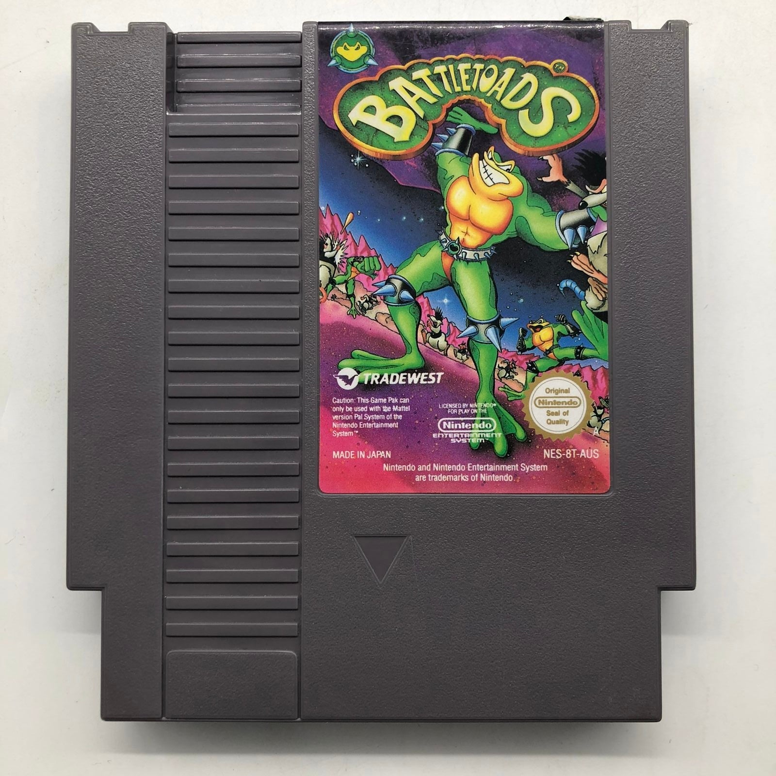 Original Battletoads NES Game for Nintendo Entertainment System - Classic Retro Gaming, Collectible & Fun for All Ages - Perfect for Nostalgic Gamers & Collectors