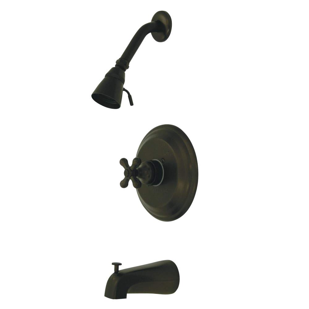 Kingston Brass KB3635AXT Oil Rubbed Bronze Tub and Shower Faucet Trim Kit - 0.5