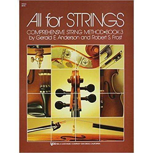 All For Strings Viola Book 3 - Comprehensive Viola Method for Intermediate Players | Perfect for School Orchestras, Private Lessons & Home Practice