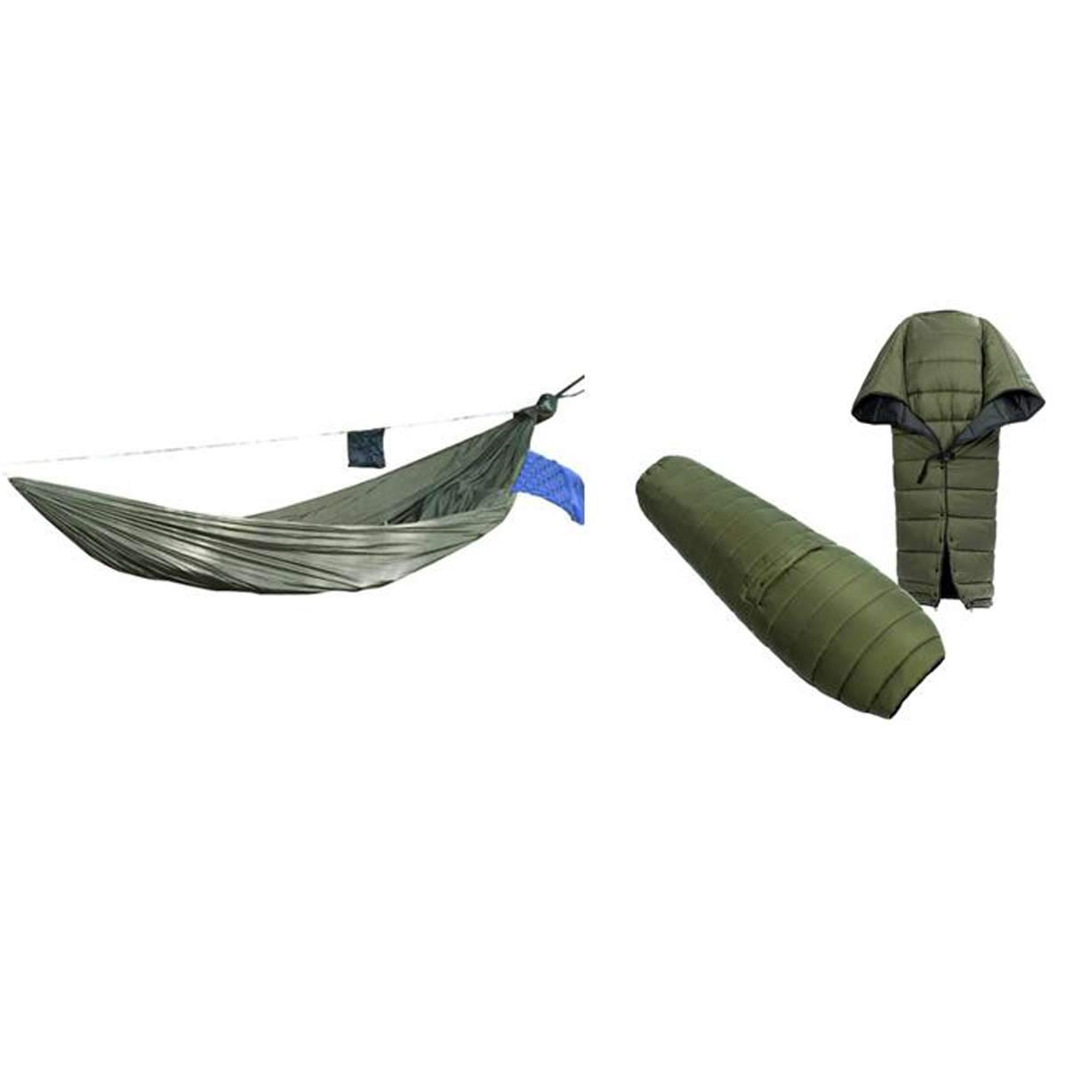 OneWind Double Layer Camping Hammock with 40F Warm Sleeping Quilt - Perfect for Backpacking, Hiking & Outdoor Adventures