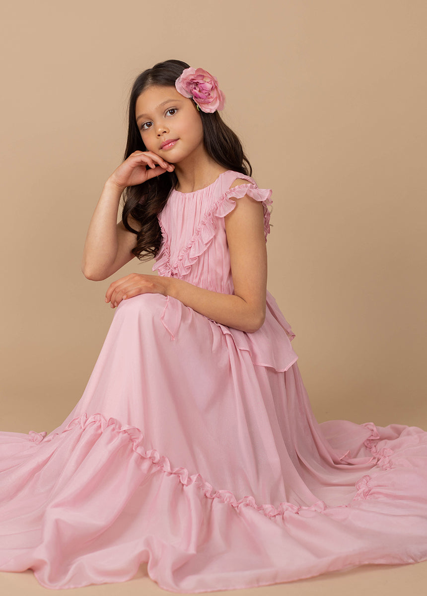 Emmy Elegant Blush Pink Dress for Women - Perfect for Weddings, Parties & Special Occasions