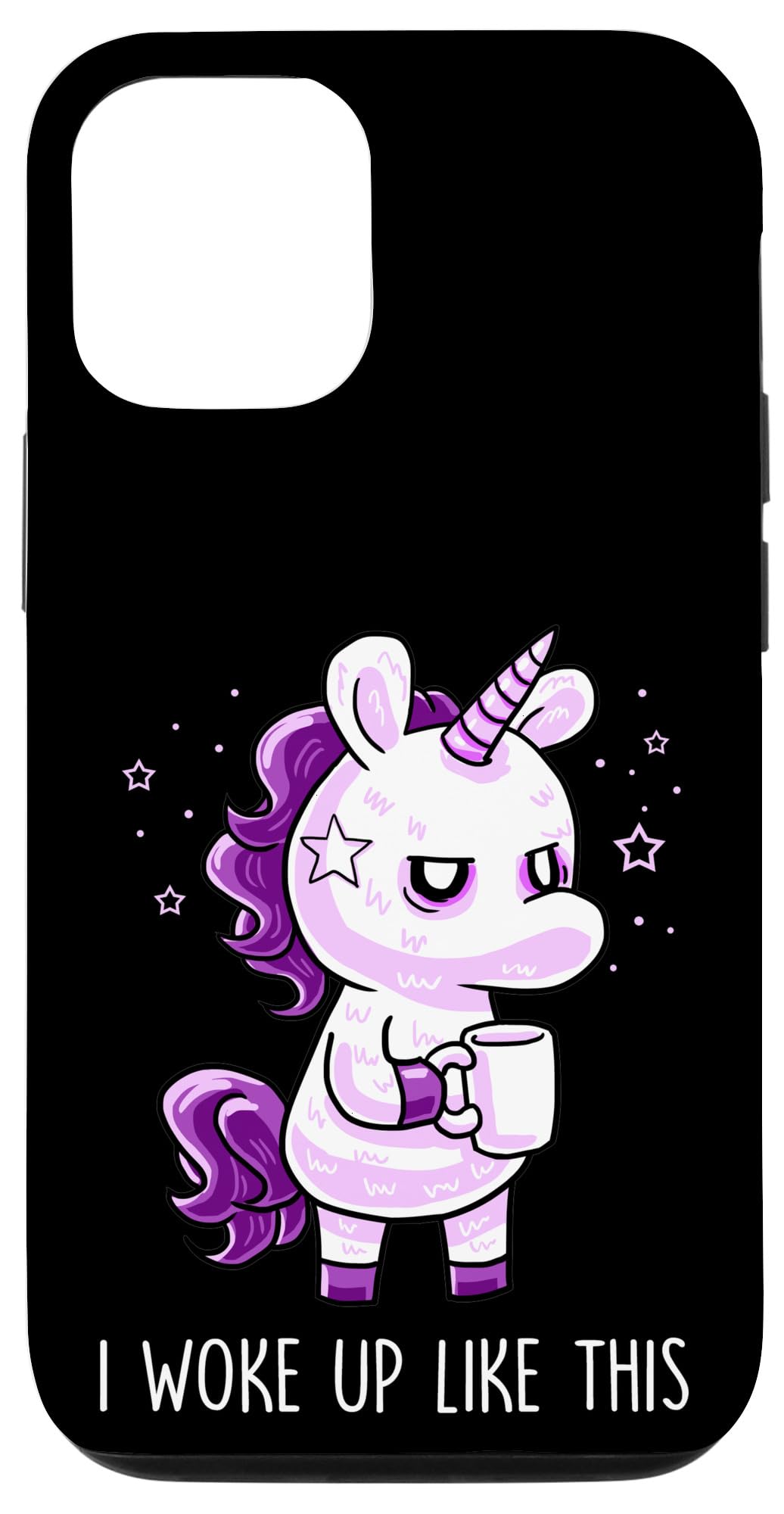 iPhone 12/12 Pro Unicorn Coffee Cup Case - Cute Animal Lover Gift for Women & Girls - Perfect for Daily Use, Office & Travel Accessories