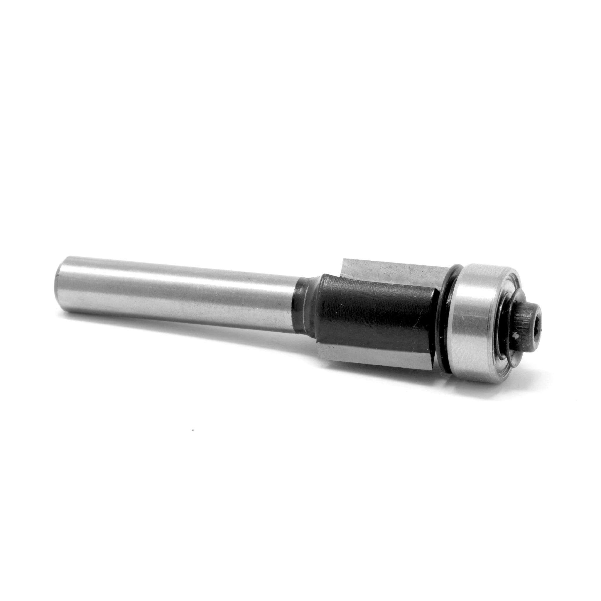 WEN RB403FT 1/2 Inch Flush Trim Carbide Tipped Router Bit with 1/4 Inch Shank - 1/2 Inch Cutting Length for Woodworking, Cabinet Making, and DIY Projects