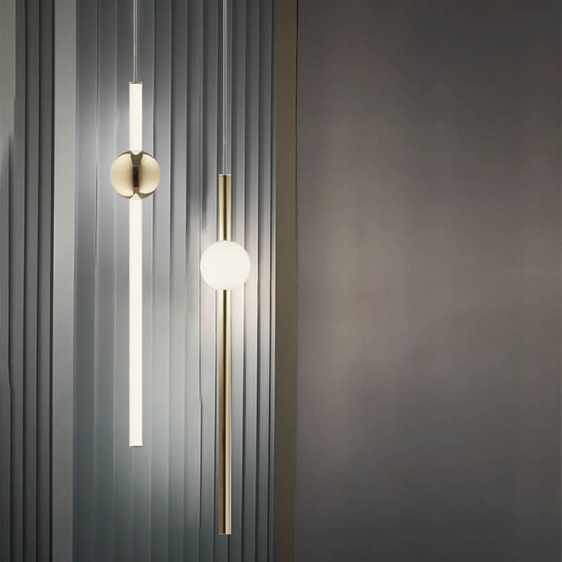 Stylish Parbuurin Bars and Sticks Pendant Lamps - Modern Hanging Lighting for Dining Room, Kitchen Island & Living Room Decor