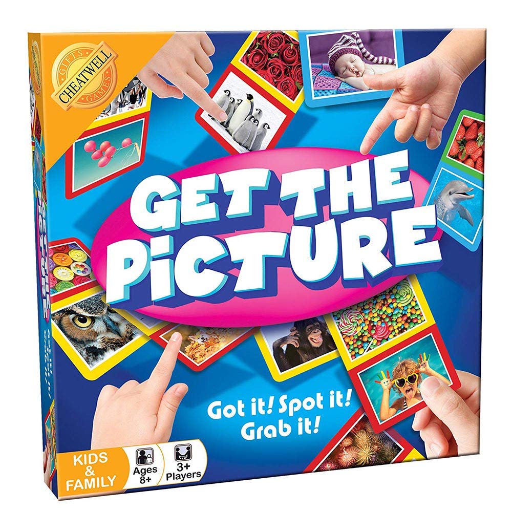 Cheatwell Games Get The Picture - Fun Family Board Game for Parties & Game Nights | Perfect for Kids & Adults | Great for Trivia Lovers & Social Gatherings