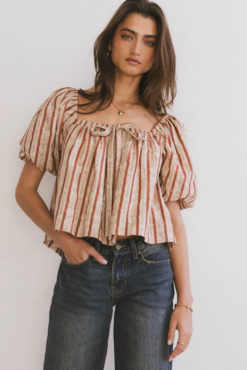 Adira Lee Women's Blouse - Elegant Floral Print, Short Sleeve, Casual & Office Wear - Perfect for Work, Date Night & Summer Outfits (Final Sale)