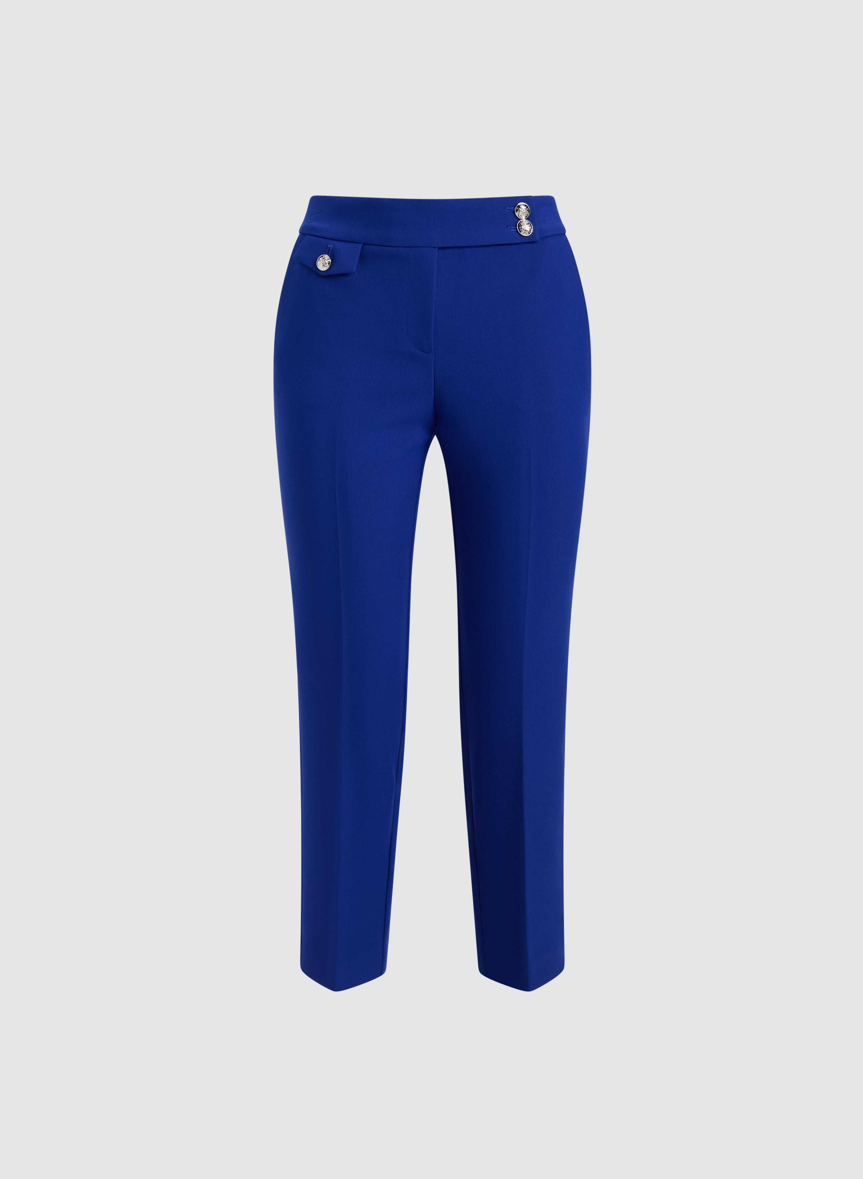 Emma Slim Leg Pants for Women - Stretchy High Waist Ankle Pants - Comfortable Work Pants for Office, Travel & Casual Wear