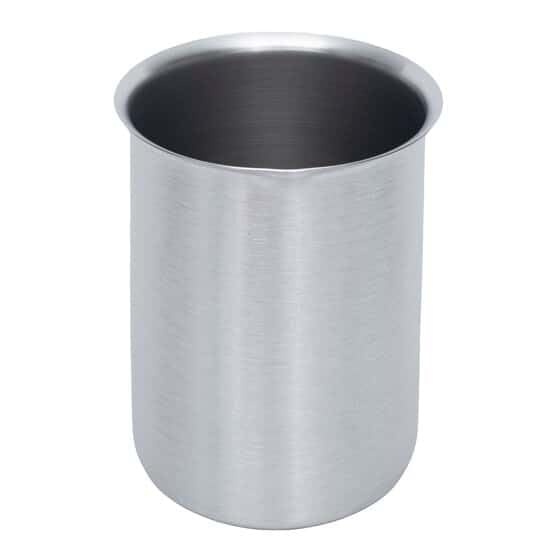 Cole-Parmer 1200 mL Stainless Steel Griffin-Style Beaker with Easy-Pour Rim - Ideal for Lab Experiments, Chemistry, and Industrial Use
