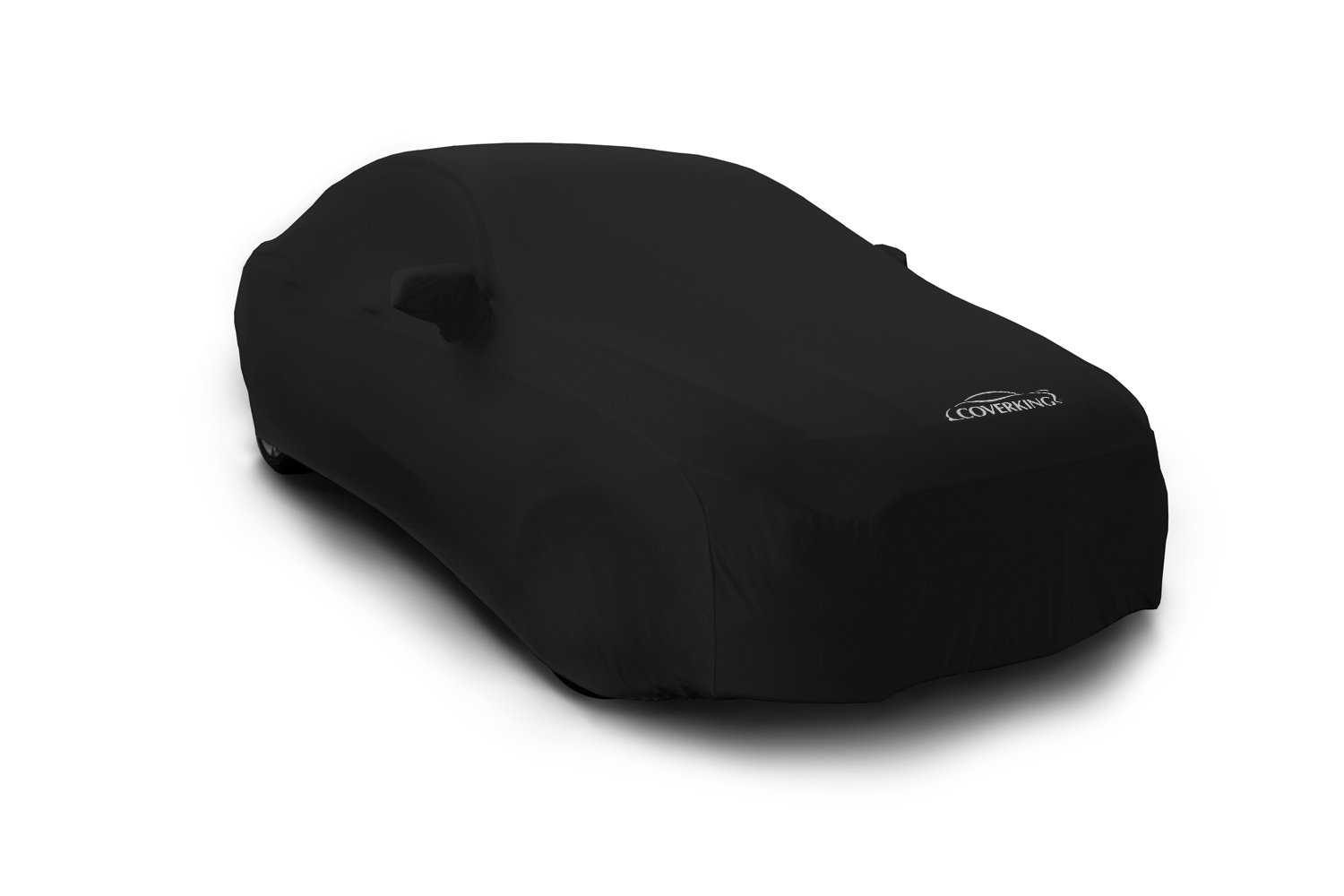 Coverking Custom Car Cover for Select Chevrolet Chevy II Models - Satin Stretch (Black) | Weatherproof Protection for Outdoor & Indoor Storage | Perfect for Garages, Driveways & Long-Term Vehicle Preservation