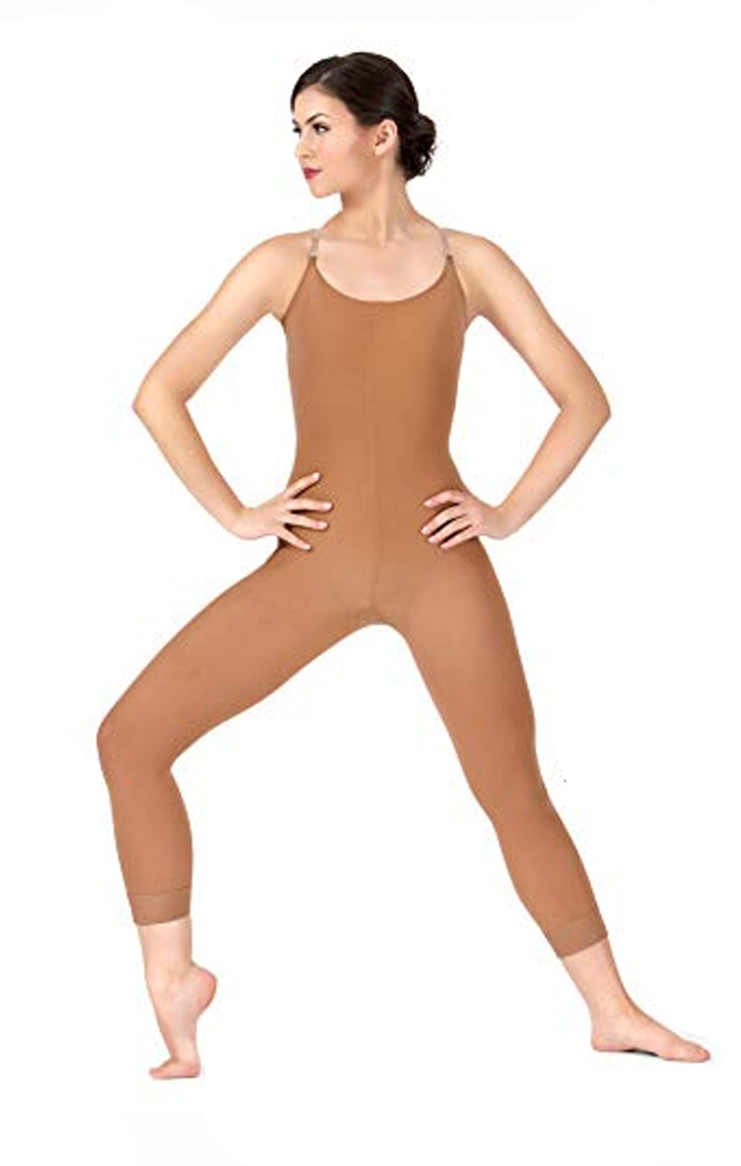 Body Wrappers Women's A91 TotalSTRETCH Convertible Foot Camisole Dance Tights - Stretchable Ballet, Yoga & Performance Wear for Comfort & Flexibility