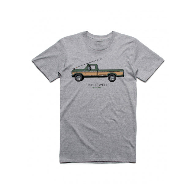 Men's Fish It Well 250 T-Shirt - Comfortable Cotton Fishing Shirt for Outdoor Activities, Casual Wear & Summer Adventures