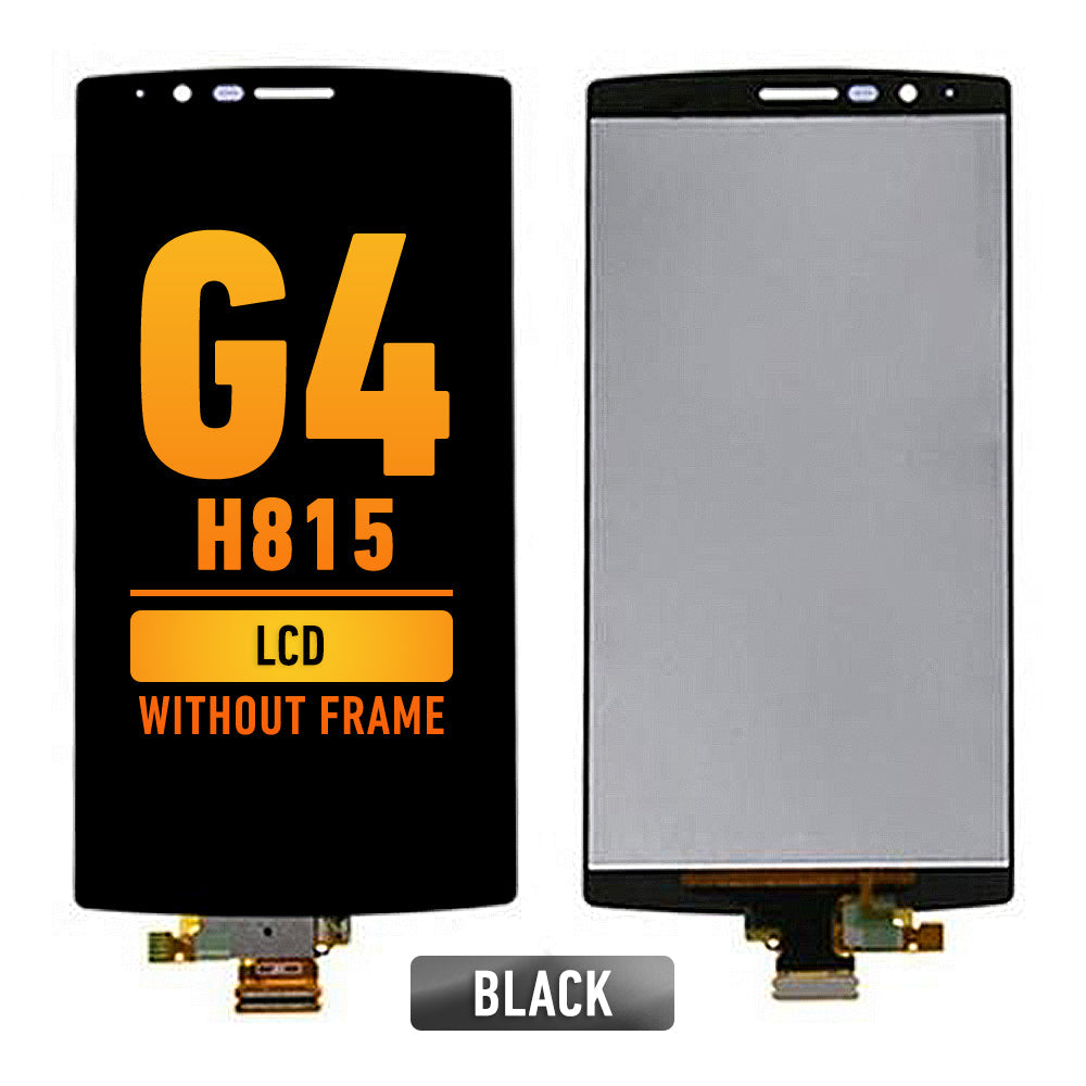 LG G4 (H815) LCD Screen Replacement - Black Display Assembly Without Frame - Fix Cracked or Damaged Screen for LG G4 Smartphone