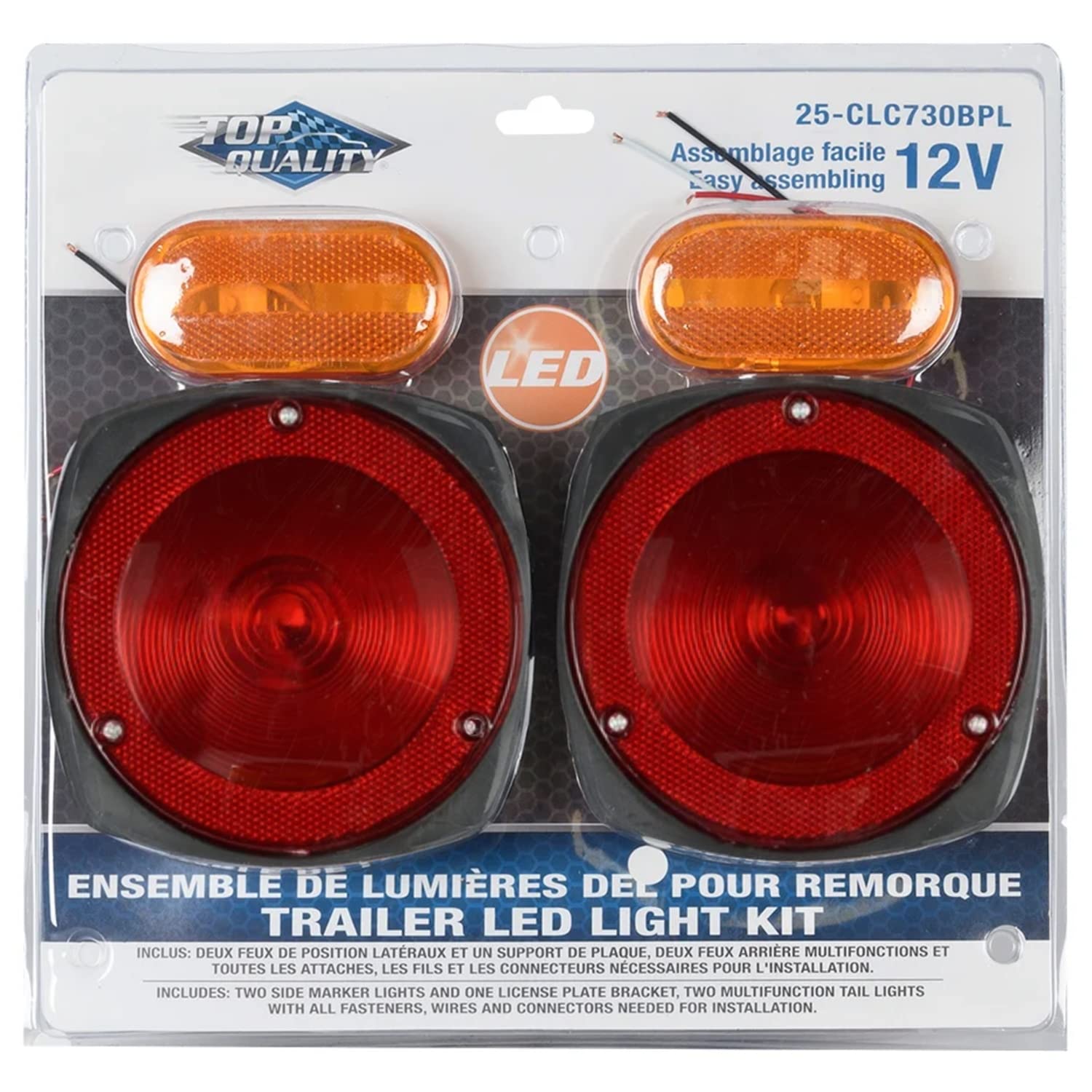 High-Visibility Red Magnetic Taillight Kit for Bicycles & Motorcycles - Perfect for Night Riding & Safety