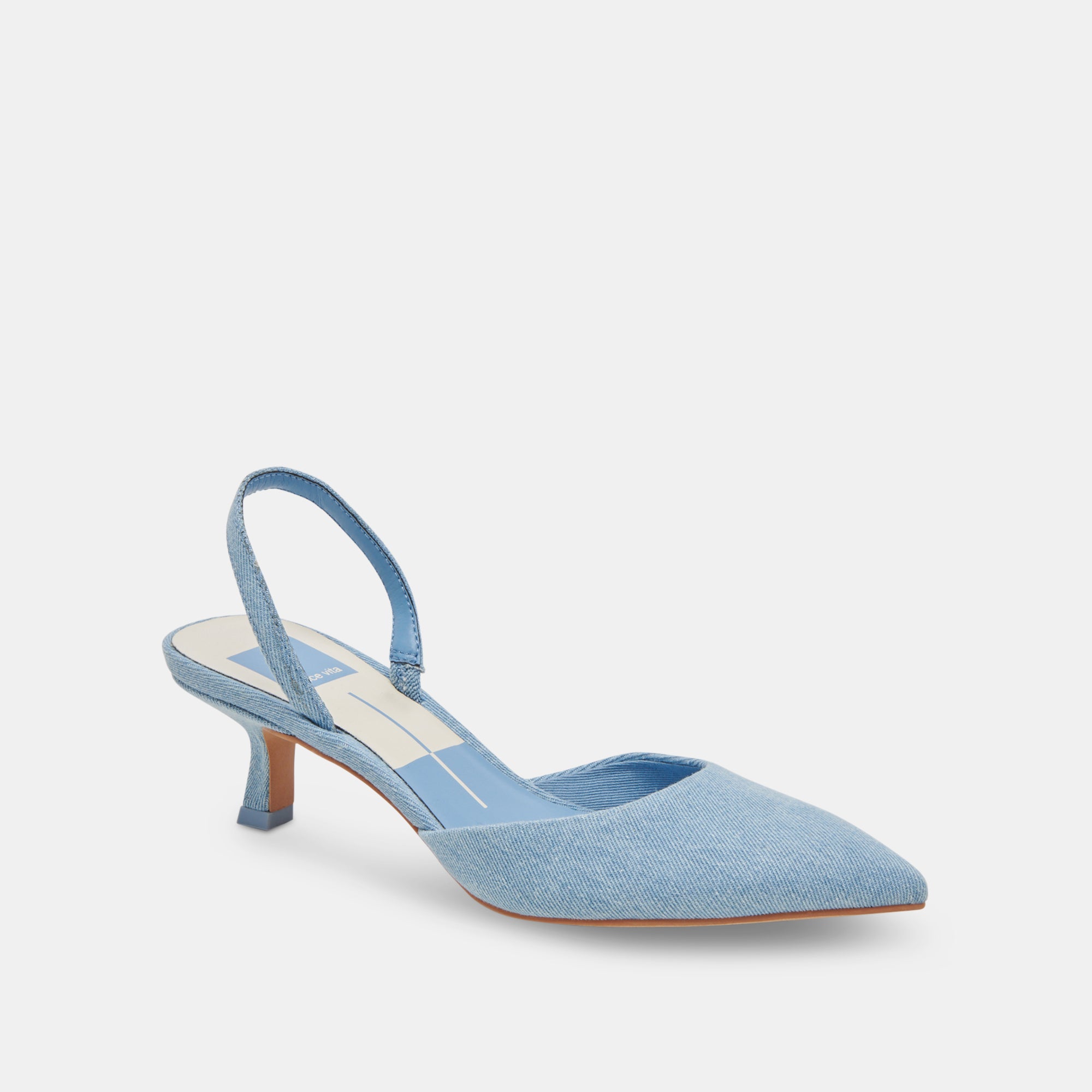 CORSA Women's Blue Denim High Heels - Stylish & Comfortable Pumps for Parties, Weddings & Office Wear