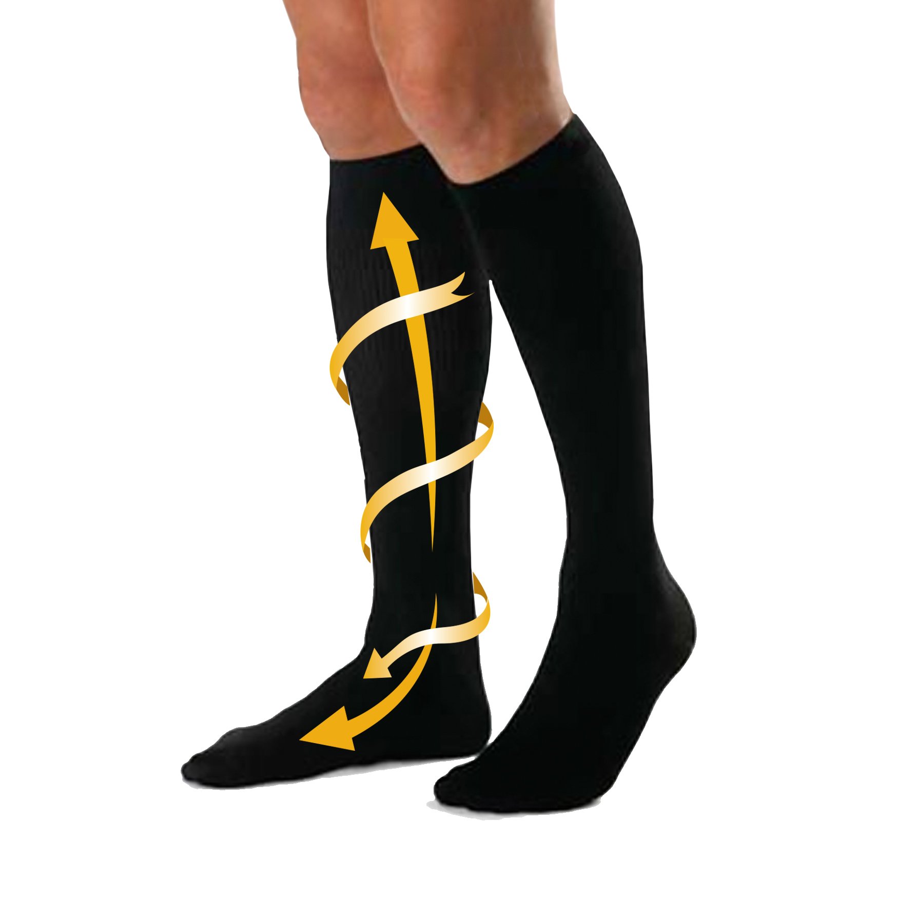 Cabeau Bamboo Compression Socks 8-15 mmHg - Ultra Soft & Breathable for Women & Men - Perfect for Travel, Running & Recovery
