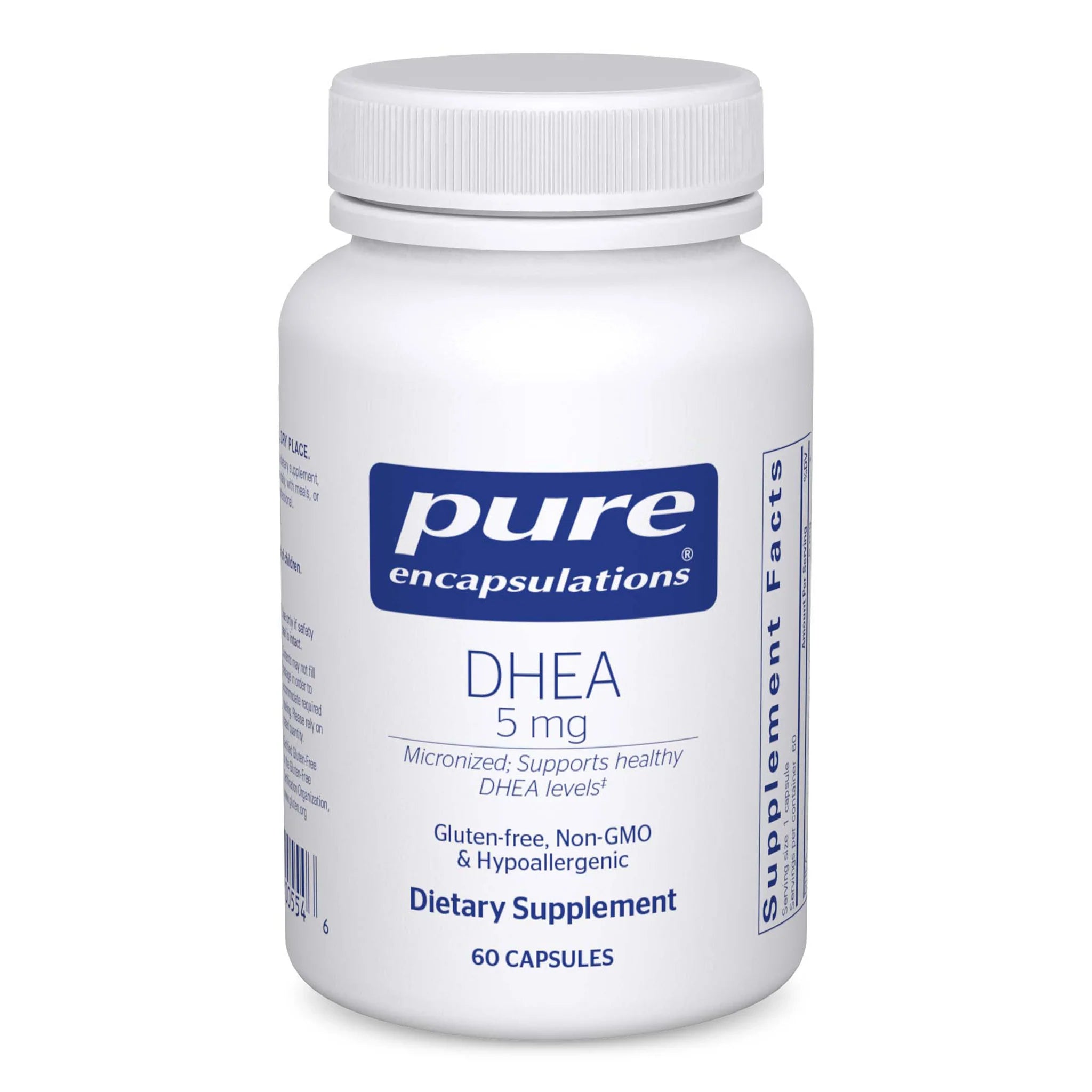 DHEA 5mg Supplement - 60 Capsules for Hormone Balance, Energy & Anti-Aging | Supports Adrenal Health & Vitality (Perfect for Men & Women Over 30)
