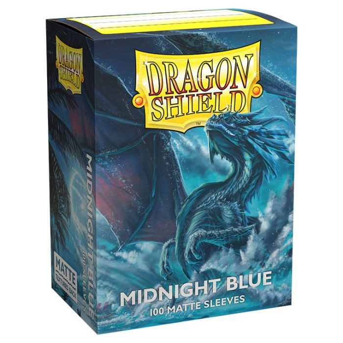 Dragon Shield Matte Sleeves - Midnight Blue - Premium Card Protectors for MTG, Pokemon, Yu-Gi-Oh - Perfect for Gaming Tournaments & Collectors