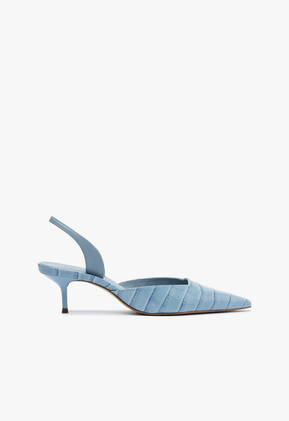 Paola Mid Heel Stiletto Pumps for Women - Elegant Blue Pointed Toe Dress Shoes for Party, Wedding & Evening Events | Comfortable & Stylish High Heels