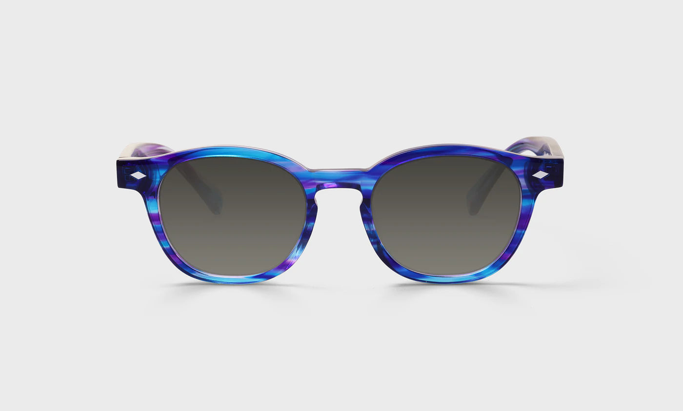 Bitty Witty Color 09 Blue & Purple Demi Front Glasses with Blue Demi Temples - Stylish Eyewear for Women, Perfect for Reading, Driving & Fashion Accessories