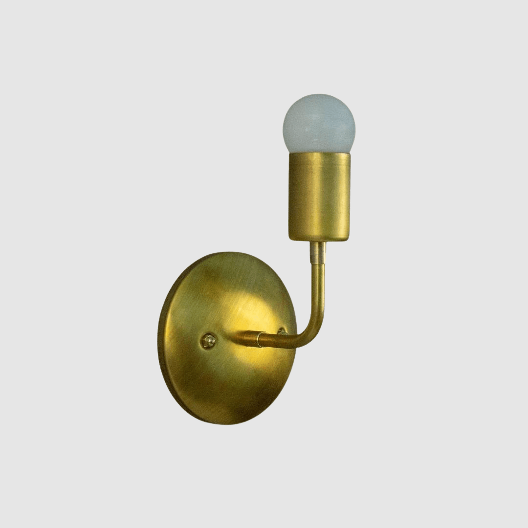 Vintage Industrial Wall Sconce with 90° Adjustable Arm - Exposed Edison Bulb Fixture for Bedroom, Hallway & Entryway Lighting