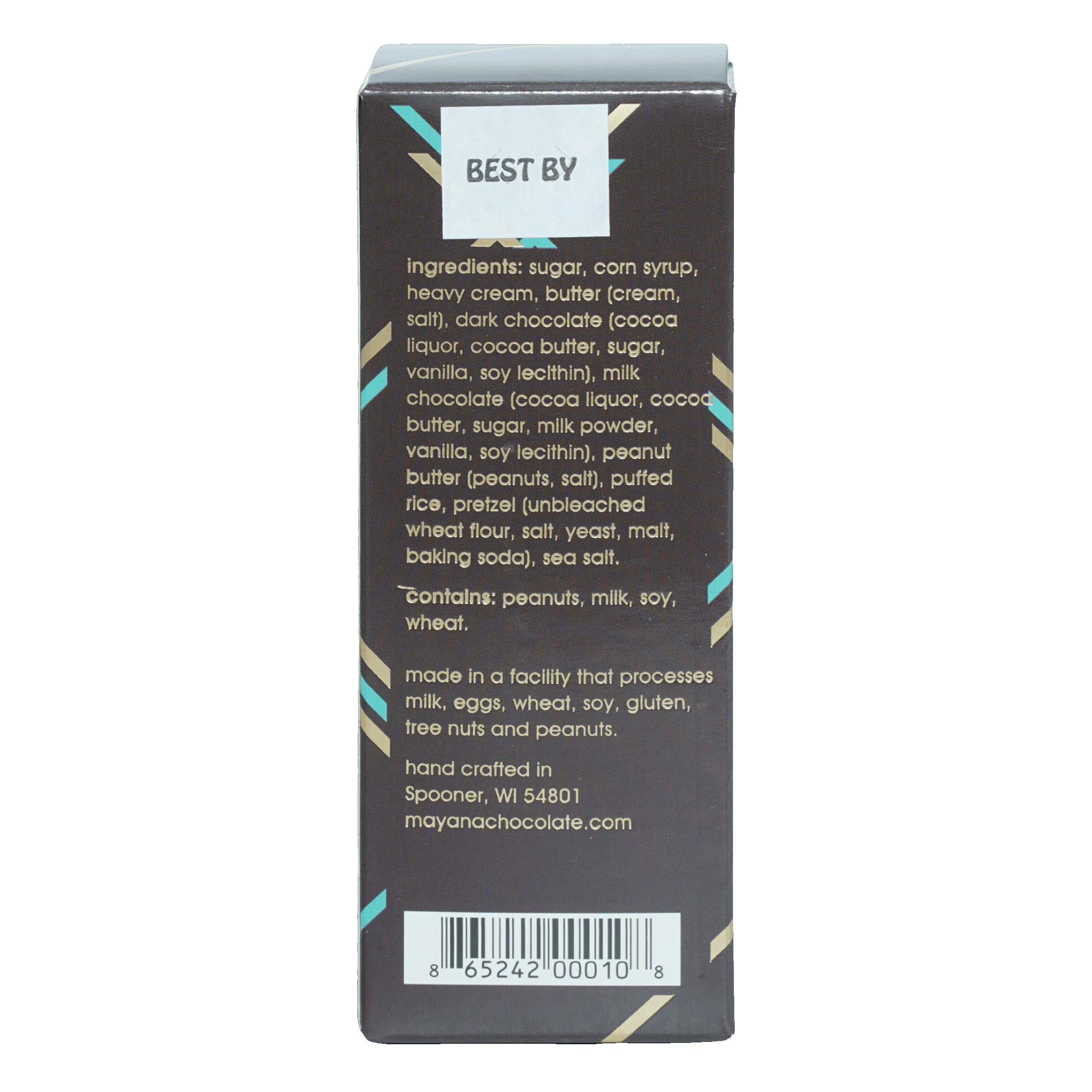 Mayana Chocolate Kitchen Sink Bar - Gourmet Dark Chocolate Bar with Nuts & Caramel - Perfect for Gifts, Desserts & Chocolate Lovers