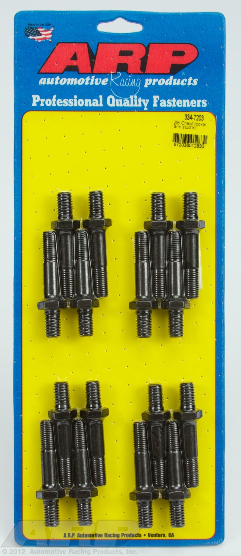 ARP 334-7203 Pro Series Rocker Arm Stud Kit with Roller Rockers & Stud Girdle - Compatible with All Engine Models - High Performance Upgrade for Racing & Street Cars