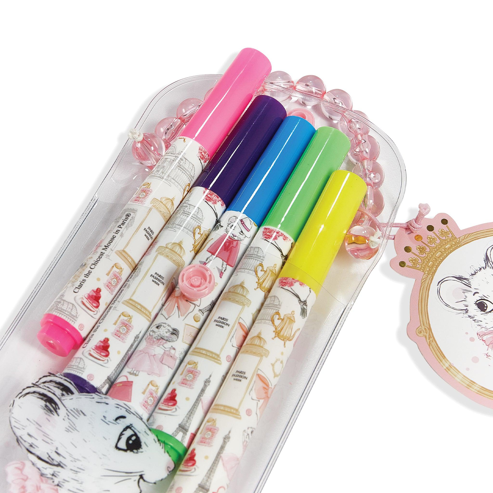 Claris The Mouse Marker Set - Premium Art Markers for Drawing & Sketching - Perfect for Artists, Students & DIY Craft Projects