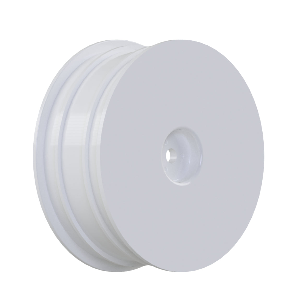 B6/B7 1/10 Scale 2WD RC Buggy Front Wheel Replacement Parts - White | Compatible with HPI, Team Associated, Losi RC Cars | Ideal for Off-Road Racing and Drifting