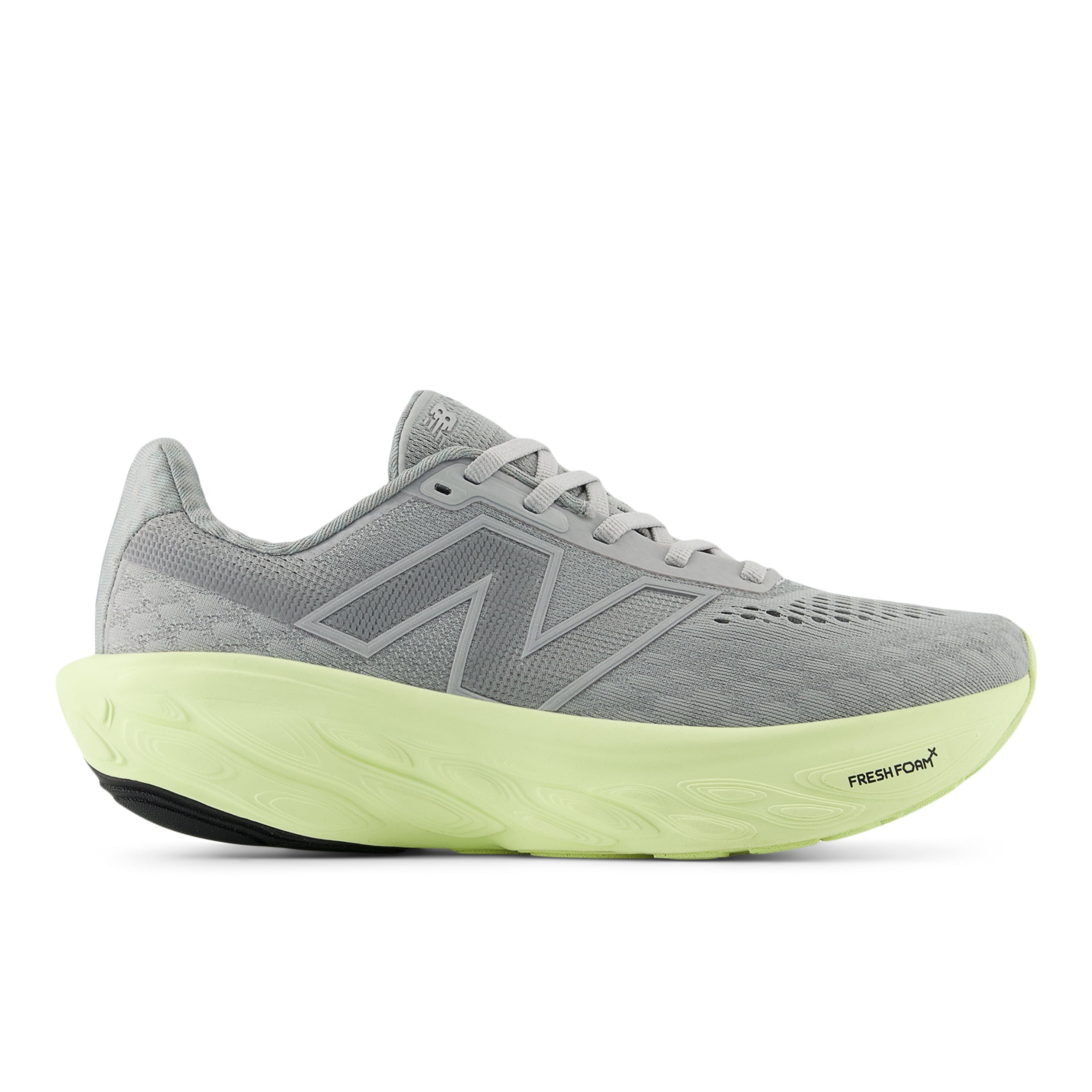 New Balance Women's Fresh Foam X 1080v14 Running Shoes - Raincloud/Limelight/Silver Metallic - Lightweight Cushioned Sneakers for Jogging, Gym Workouts & Daily Walking