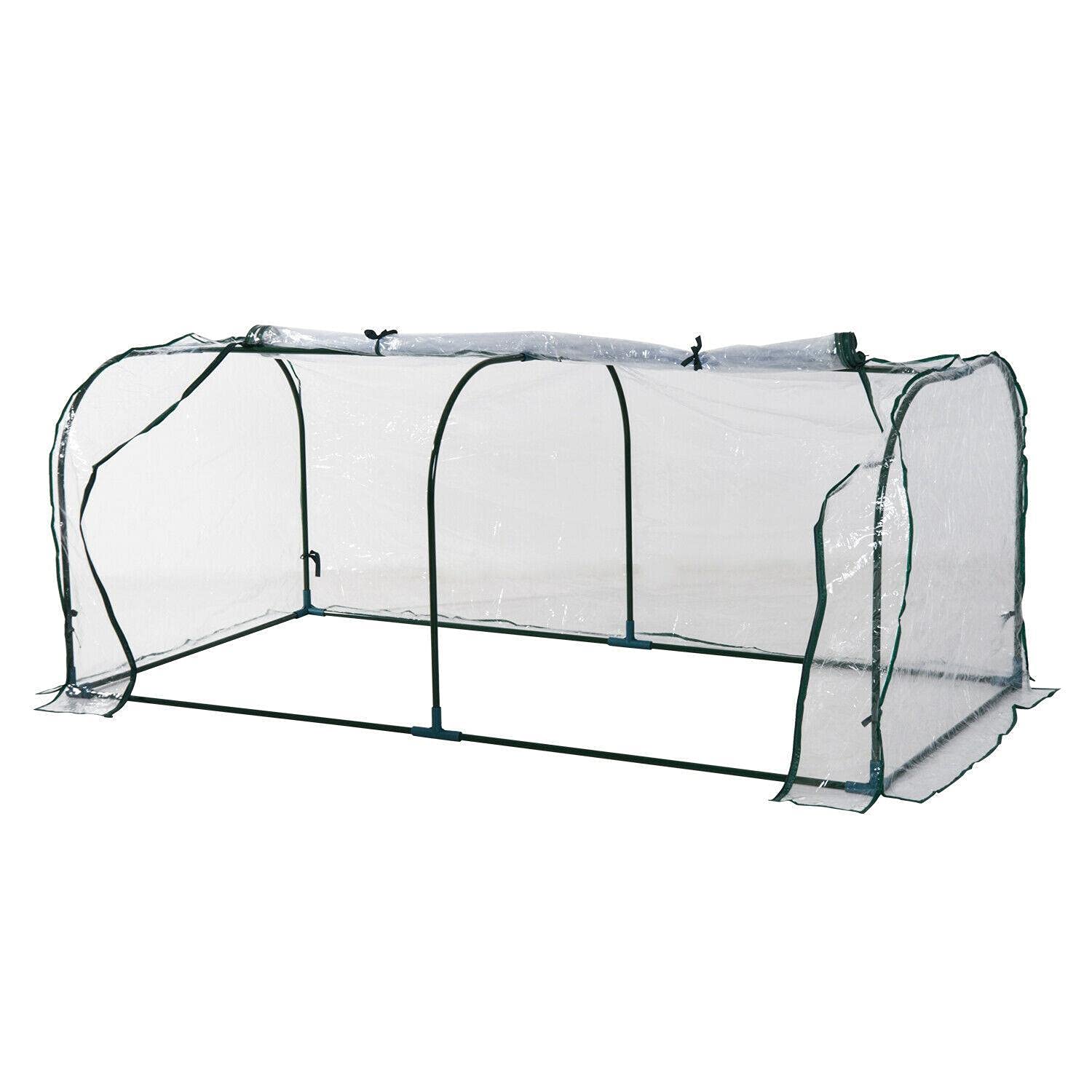 Silver Mini Herb & Plant Greenhouse - Portable Indoor/Outdoor Grow House for Year-Round Gardening | Perfect for Windowsills, Balconies, Patios & Small Space Gardening