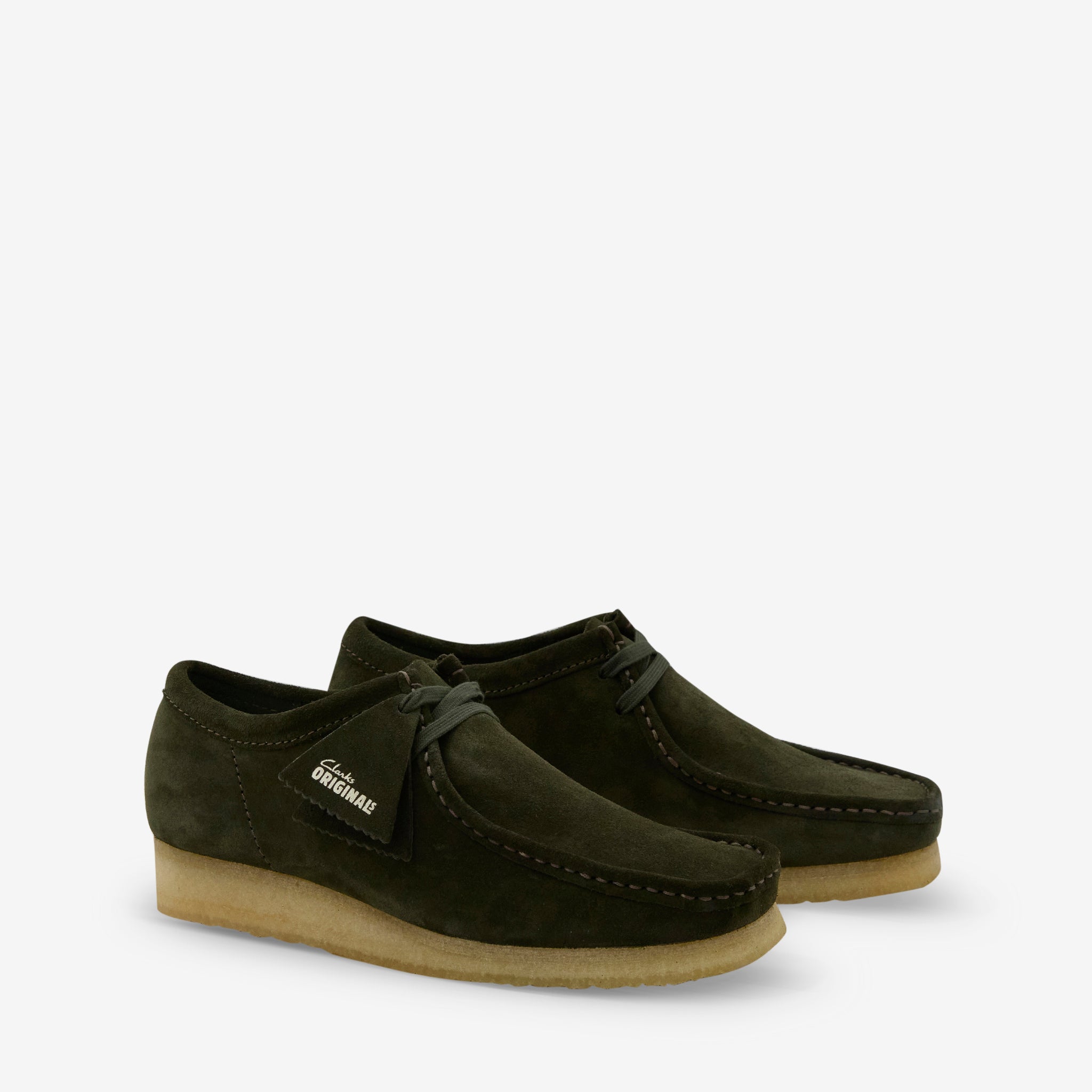 Wallabee Forest Green Suede Shoes for Men - Comfortable & Stylish Casual Loafers - Perfect for Work, Travel & Everyday Wear