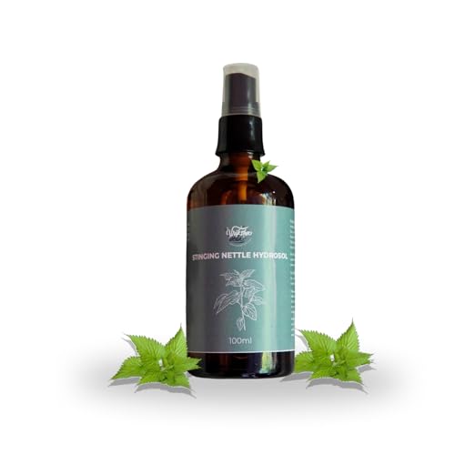 Organic Stinging Nettle Hydrosol for Skin & Hair Care | Natural Nettle Leaf Water for Dandruff, Hair Loss & Acne Treatment | Hydrating Facial Mist & Scalp Toner | Perfect for Sensitive & Problematic Skin