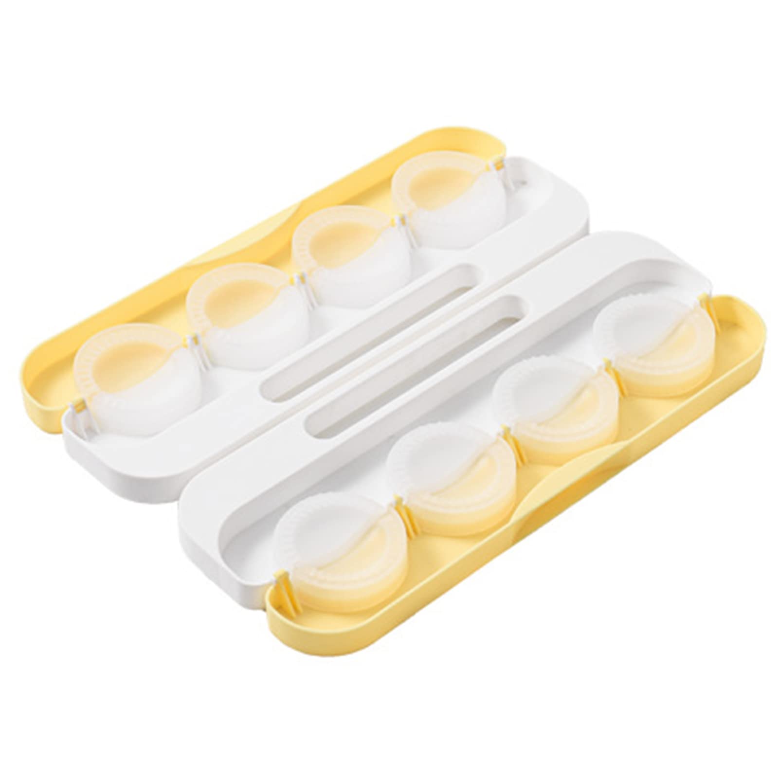 Honrane Dumpling Maker - 8-Slot Dumpling Skin Mold & Wonton Pie Maker | Space-Saving Kitchen Tool for Homemade Dumplings | Perfect for Asian Cuisine, Family Cooking & Meal Prep