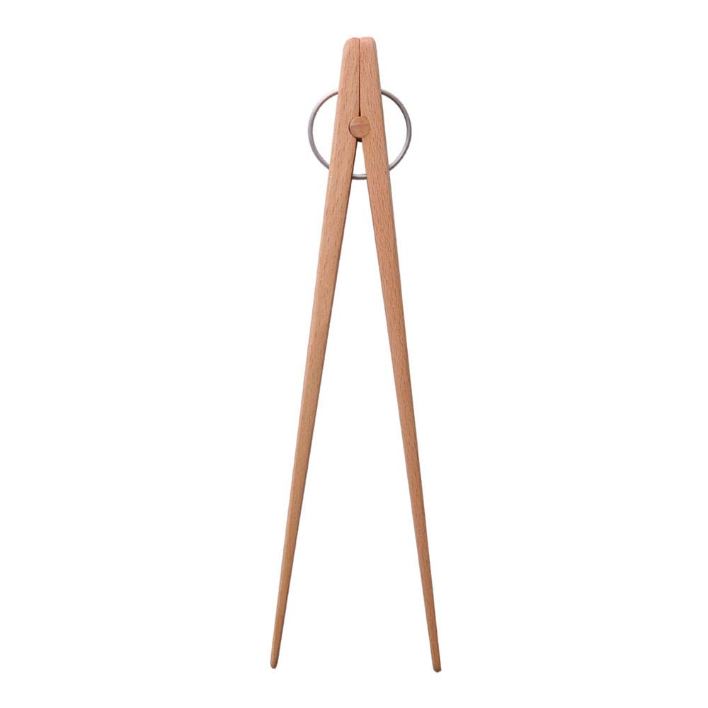 MAOXI Natural Wooden Bread Clamp & BBQ Clip - Reusable Toaster Tongs for Toast, Tea Bread, Pickles - Eco-Friendly Kitchen Utensil for Cooking, Grilling & Food Hanging (Perfect for Breakfast, Picnics & Outdoor BBQ)
