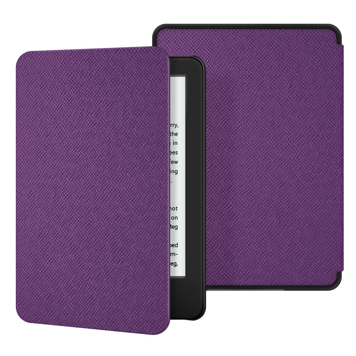 Ayotu Lightweight Protective Case for Kindle 10th Generation (2019 Model) - Durable Cover with Auto Wake/Sleep Feature, Compatible with Amazon Kindle 10th Gen 2019 (Not for Kindle Paperwhite/Oasis/2022) - Purple - Perfect for Reading, Traveling and Daily Protection