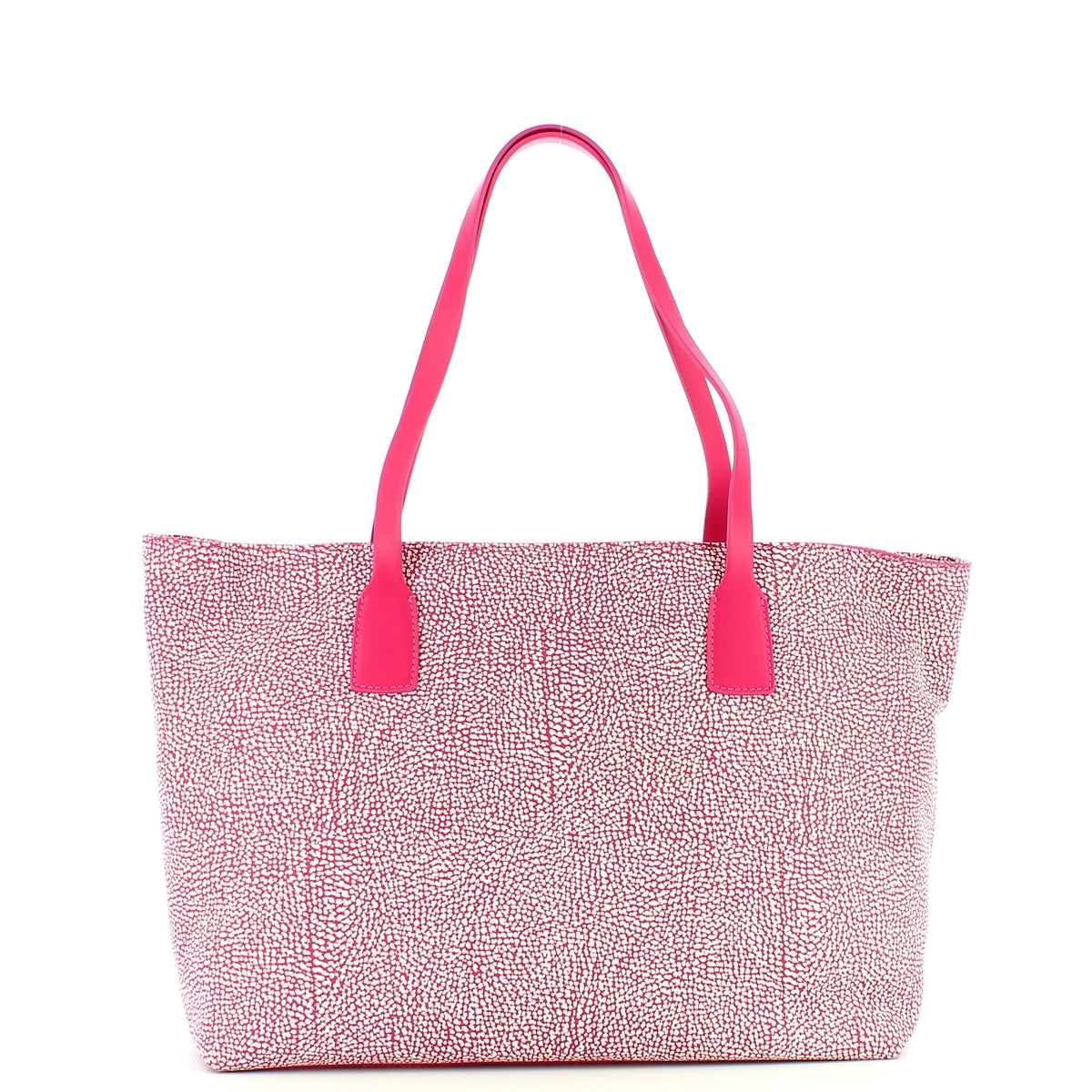 Borbonese Large Shopping Bag Opl 924343648 in Rosa Pink - Perfect for Work, Travel, and Everyday Use