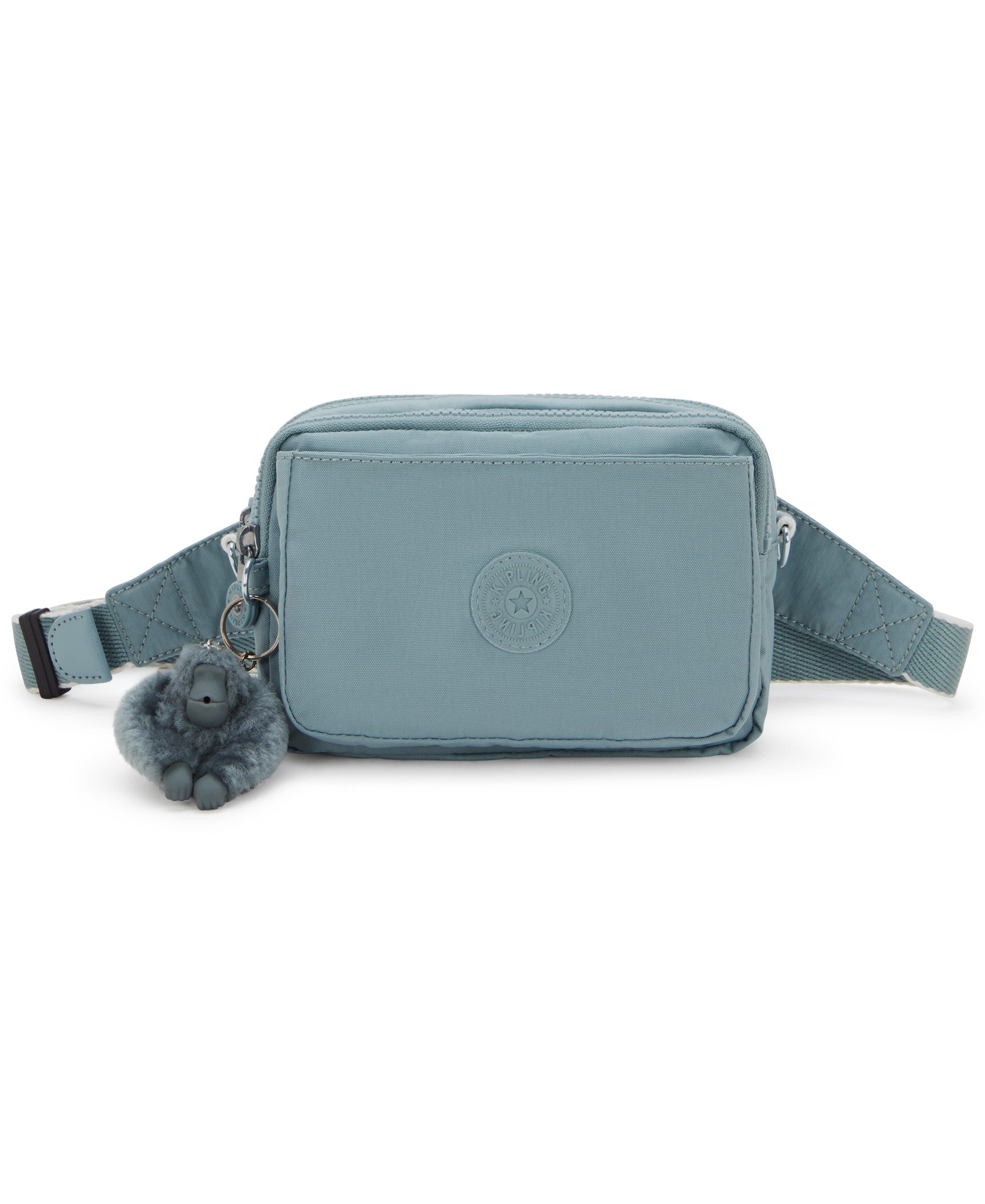 Kipling Abanu Multi Convertible Crossbody Bag - Lightweight Travel Purse for Women, Adjustable Strap, Spacious Organizer (Relaxed Grey) | Perfect for Work, Gym & Weekend Outings
