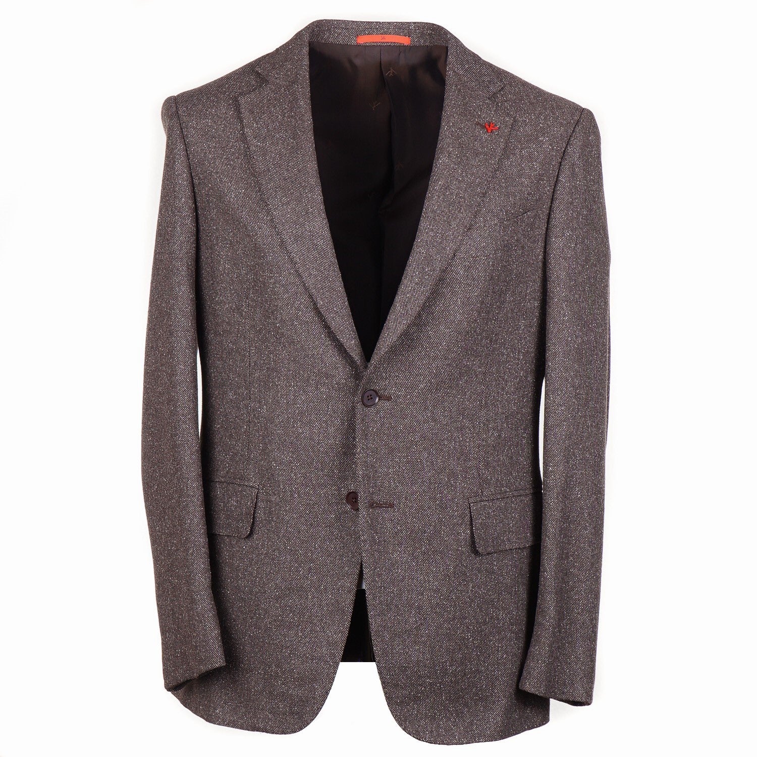Isaia Trim Fit Silk Wool Cashmere Sport Coat for Men - Luxury Tailored Blazer for Business, Weddings & Formal Events
