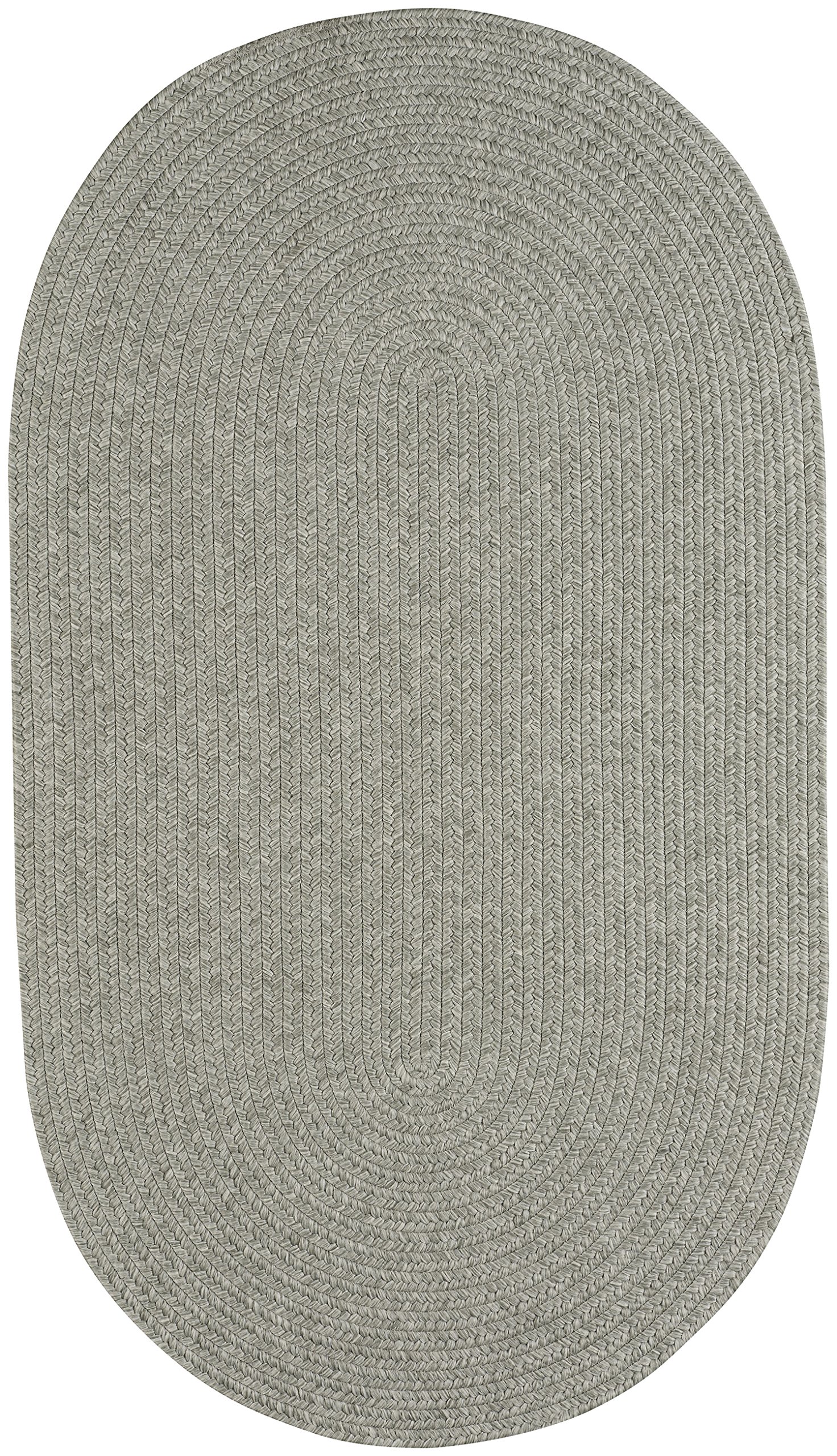 Capel Rugs Candor 4' x 6' Oval Braided Rug - Green | Handwoven Jute Area Rug for Living Room, Bedroom & Entryway | Eco-Friendly Home Decor