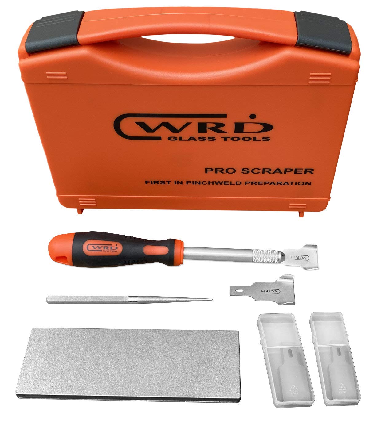 WRD-SKB Pro Scraper Kit - Pinchweld Prep Kit for Windshield Urethane Removal | Auto Glass Repair Tool for Professional Mechanics & DIY Car Maintenance