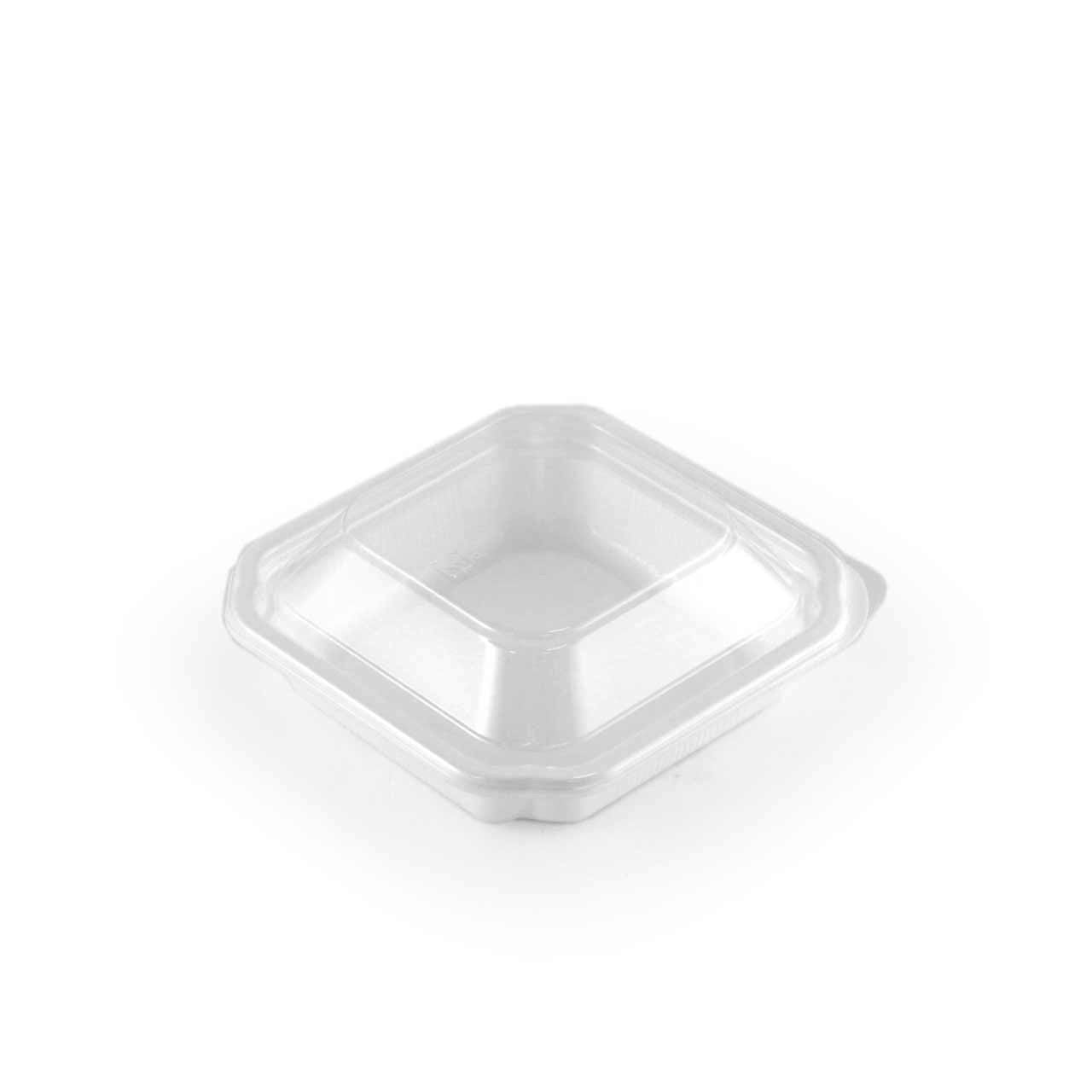 BF 11 Small White Take Out Tray 4.3 x 4.3 Inches - 1600 Count Bulk Case (No Lids Included) - Perfect for Restaurants, Food Trucks & Catering Events