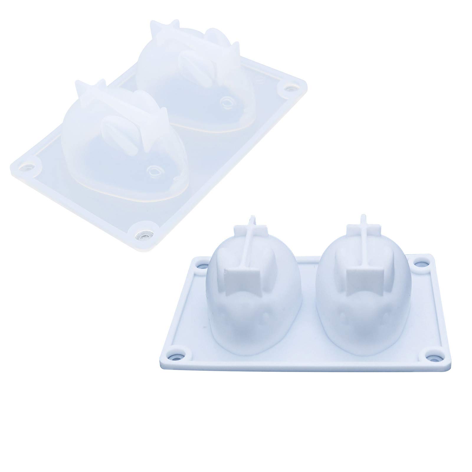 Easter Bunny Silicone Molds for Chocolate & Cake Baking - Reusable Fondant Candy Molds for DIY Easter Treats, Cupcakes, and Home Bakery Decorations - Perfect for Holiday Parties, Gift Making, and Family Baking Activities