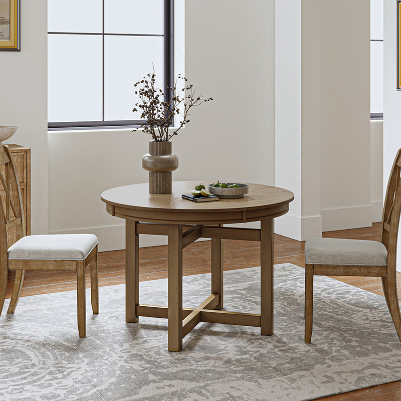 Extendable Dining Table with Rubber Wood Frame - Expandable for 6 to 8 People - Perfect for Small Spaces & Family Gatherings