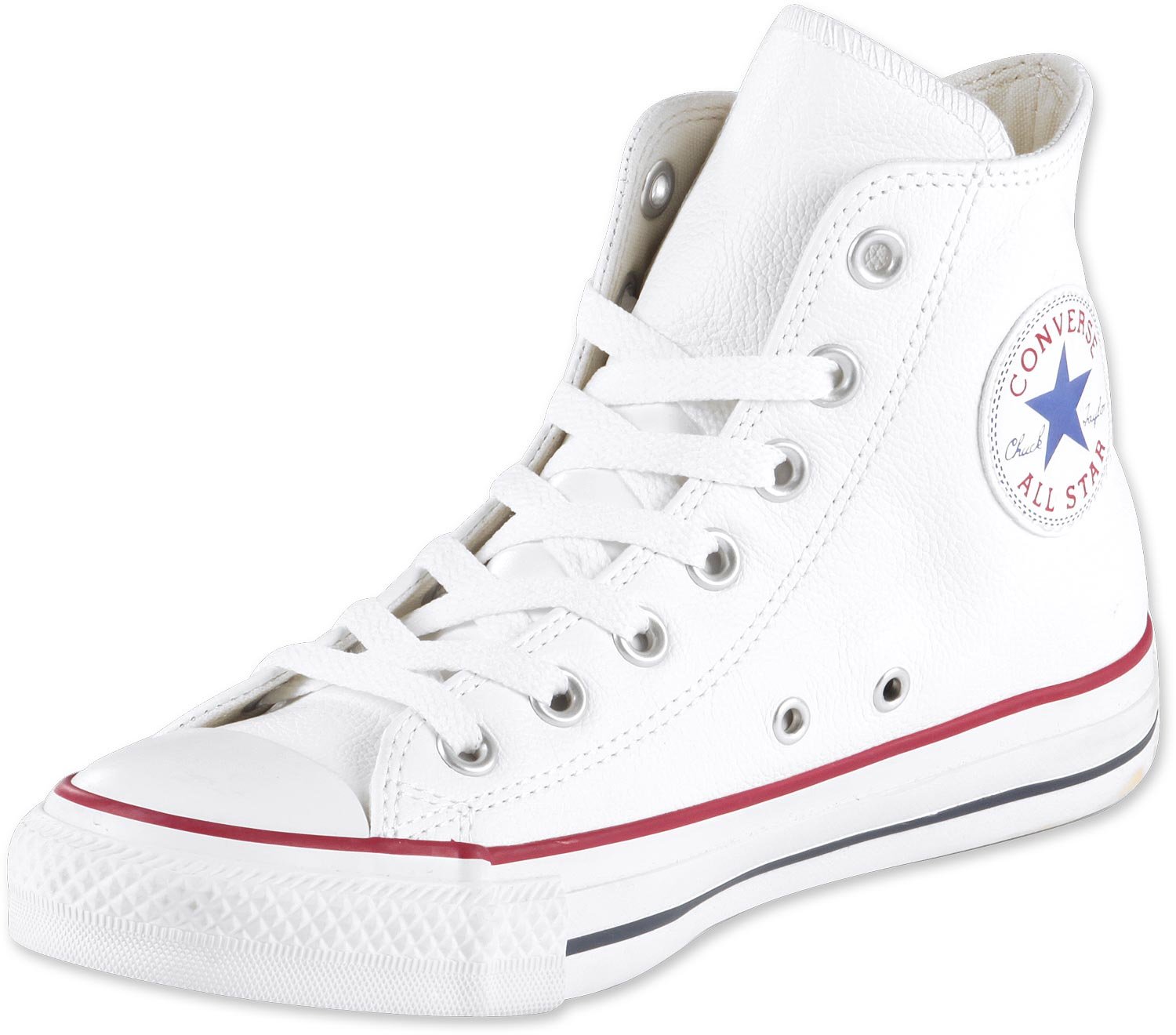 Converse Women's Chuck Taylor All Star Leather High Top Sneakers - Classic White Leather Shoes for Women | Casual, Streetwear & Everyday Fashion