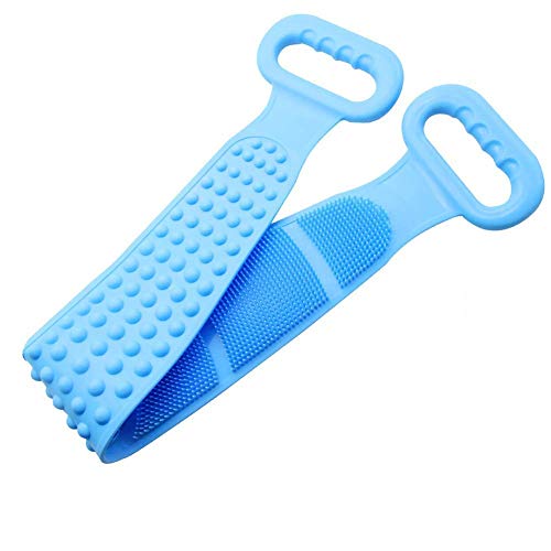 Shreerang Silicone Body Scrubber - Exfoliating Shower Brush for Men & Women - Deep Cleansing & Massage