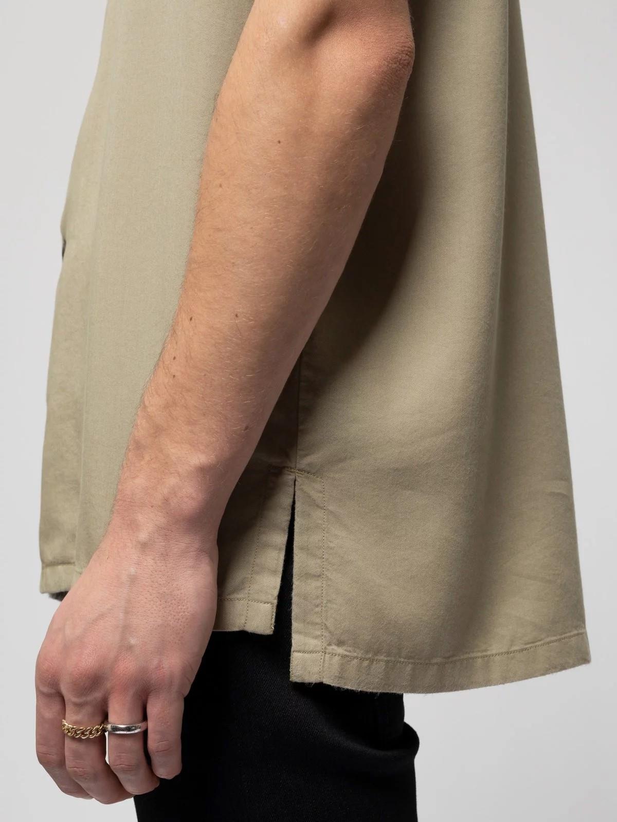 Arvid NJCO Men's Casual Shirt in Beige - Comfortable Cotton Button-Up Shirt for Everyday Wear, Office & Outdoor Activities