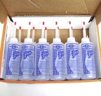 BAIJAC 12-Pack Replacement Zoom Spout Sewing Machine Oil Bottles - 4 oz Precision Oiler for Quilting, Embroidery & Fabric Crafts - Ideal for Home & Professional Sewing Machines