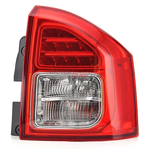 Jeep Compass 2011-2013 Right Rear Passenger Side Brake Tail Light Lamp Assembly - Replacement Stop Light for Improved Night Driving Safety